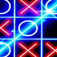 Leuchtendes Tic Tac Toe